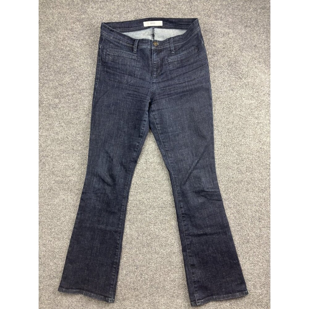 BRAX Jeans Womens 28x30 Blue Shakira Bootcut Stretch Denim Mid Rise Dark Wash‎